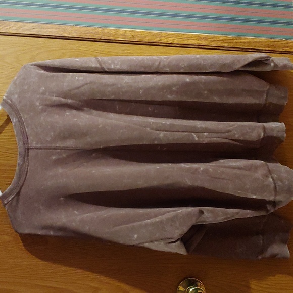 Mushroom & Butterfly relaxed fit, drop shoulder, distressed sweatshirt XL - Picture 3 of 8